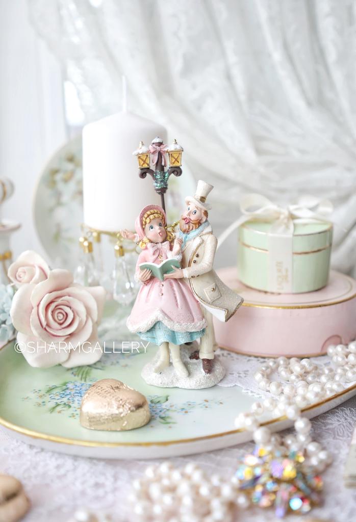 Елочное украшение «Пара под фонарем» Goodwill, Бельгия.