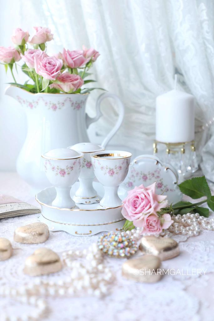 Набор для специй и салфетница «Белая соната» фарфор Чехословакия.