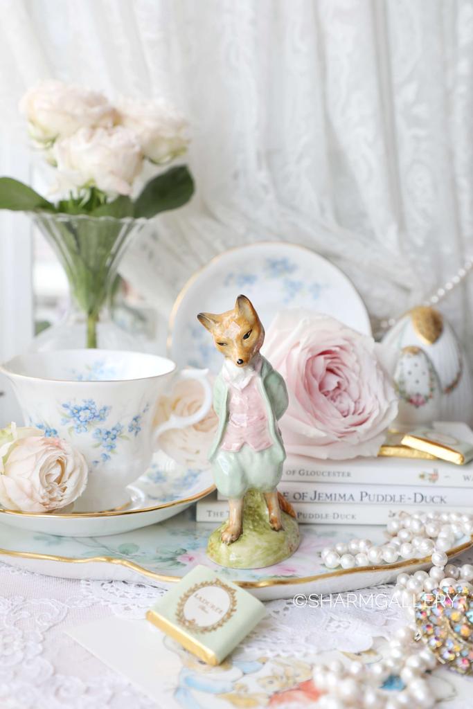 Статуэтка Лис Foxy Whiskered Gentleman, Beatrix Potter Royal Albert, Англия 1989г.