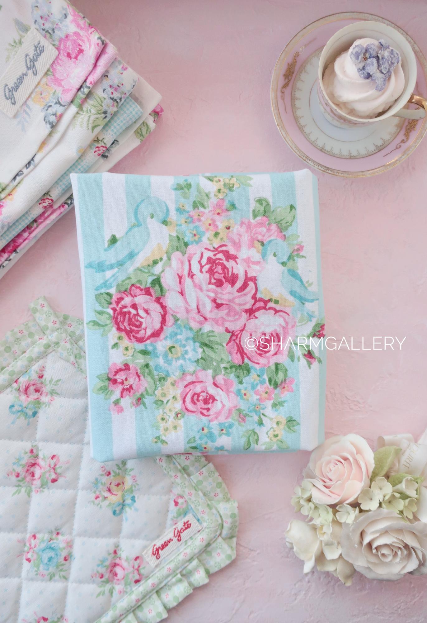 Наволочка на молнии 50см., хлопок "GreenGate". Старая коллекция!