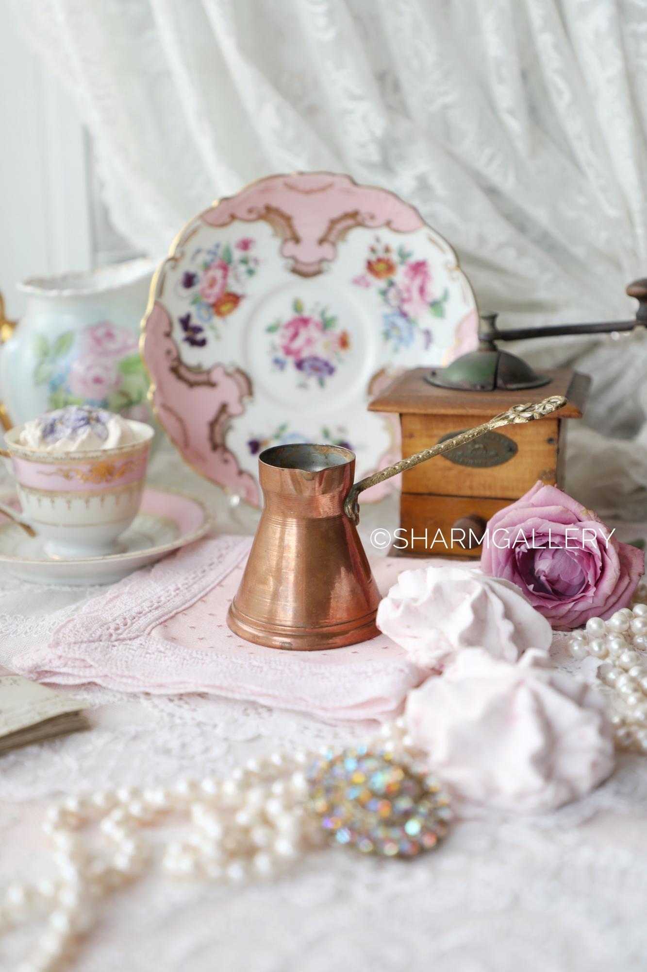 Мини Джезва/Турка 100мл., для кофе, медь, латунь.