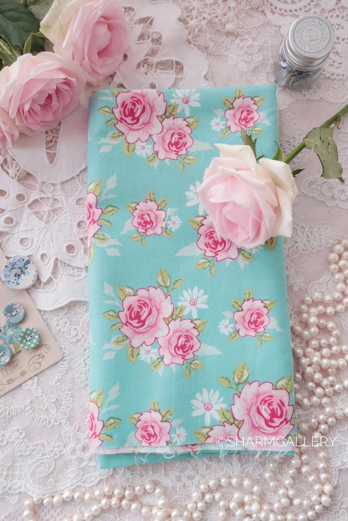 Отрез фирменной ткани Tilda от Panduro Hobby, Норвегия. 100х91см.