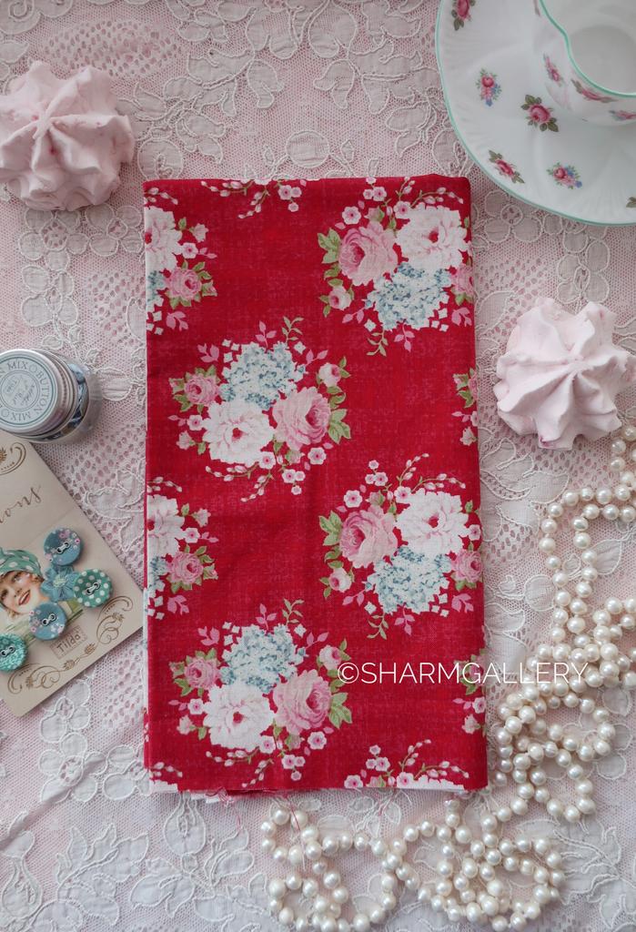 Отрез фирменной ткани Tilda от Panduro Hobby, Норвегия. 108х51см.