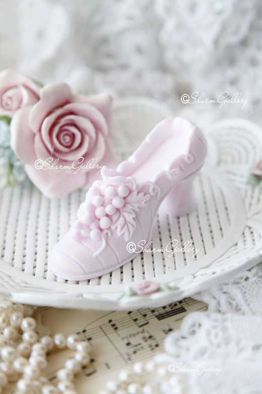 "Винтажная туфелька". Мыло ручной работы, 3D.