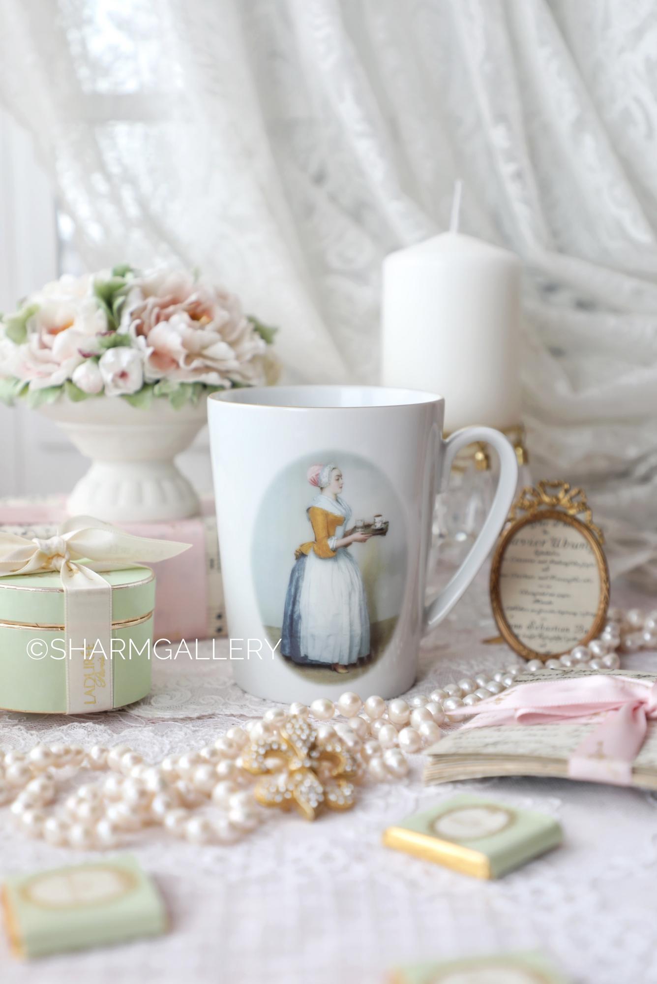 Кружка «Шоколадница» 300ml, фарфор Reichenbach, Германия.