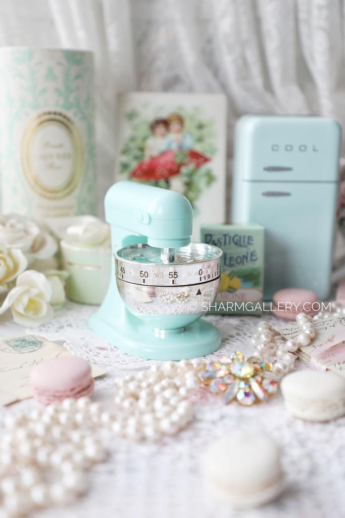 Таймер кухонный «Ретро Миксер» пластмасса, Франция.