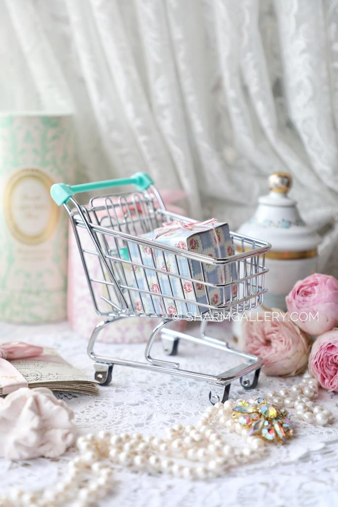 «Тележка из супермаркета» кукольная или подставка для мелочей.