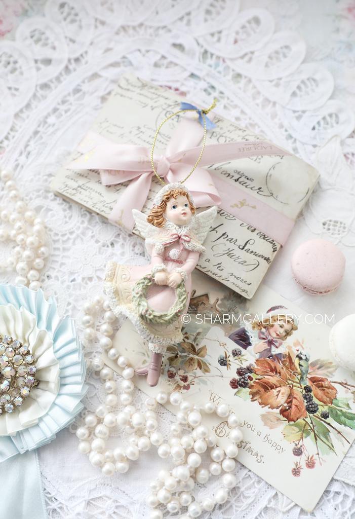 Елочное украшение «Девушка ангел с рождественским венком» Goodwill, Бельгия.