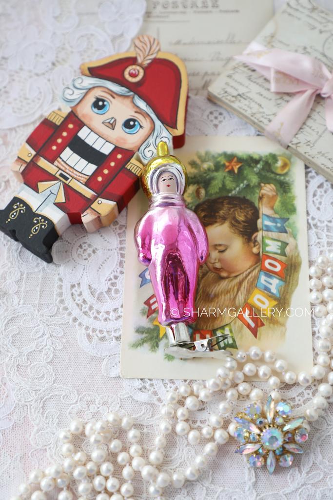 "Космонавт" №46. Елочная игрушка на прищепке, СССР.