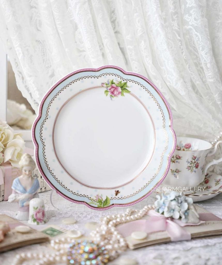 Тарелка “Rose” 19см., фарфор "Lisbeth Dahl" Copenhagen, Дания