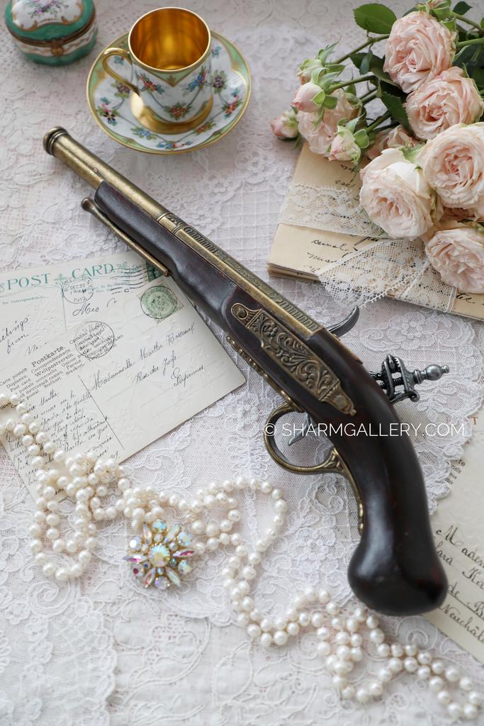 Сувенирный английский Пистоль Hadley 1760г, 38см. DENIX Испания.