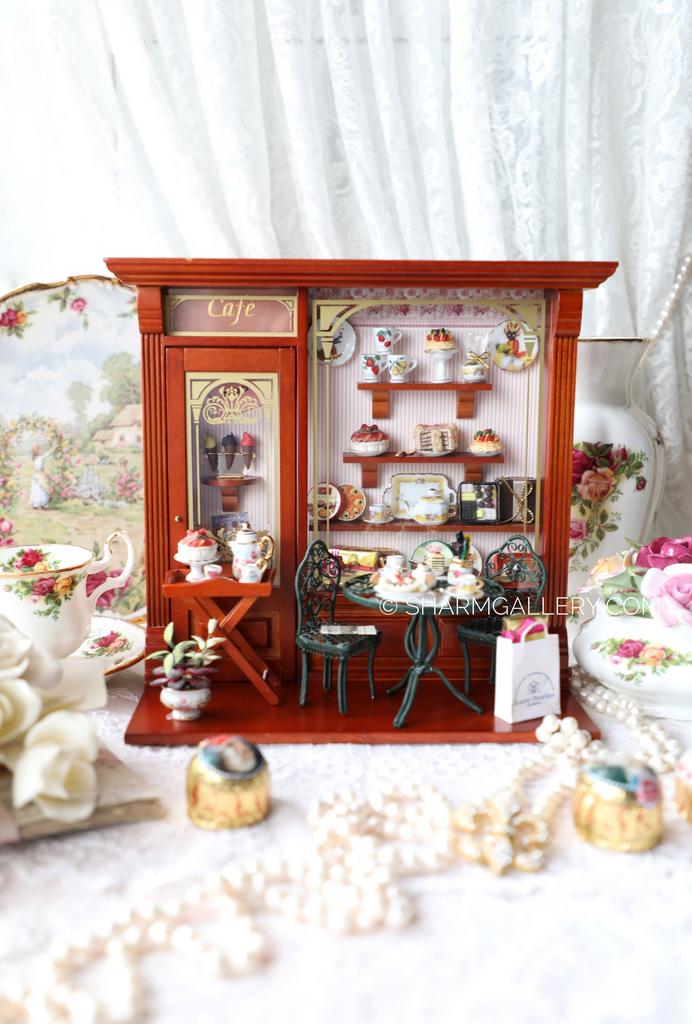 Миниатюра "Кафе кондитерская" диорама Reutter Porzellan, Германия.