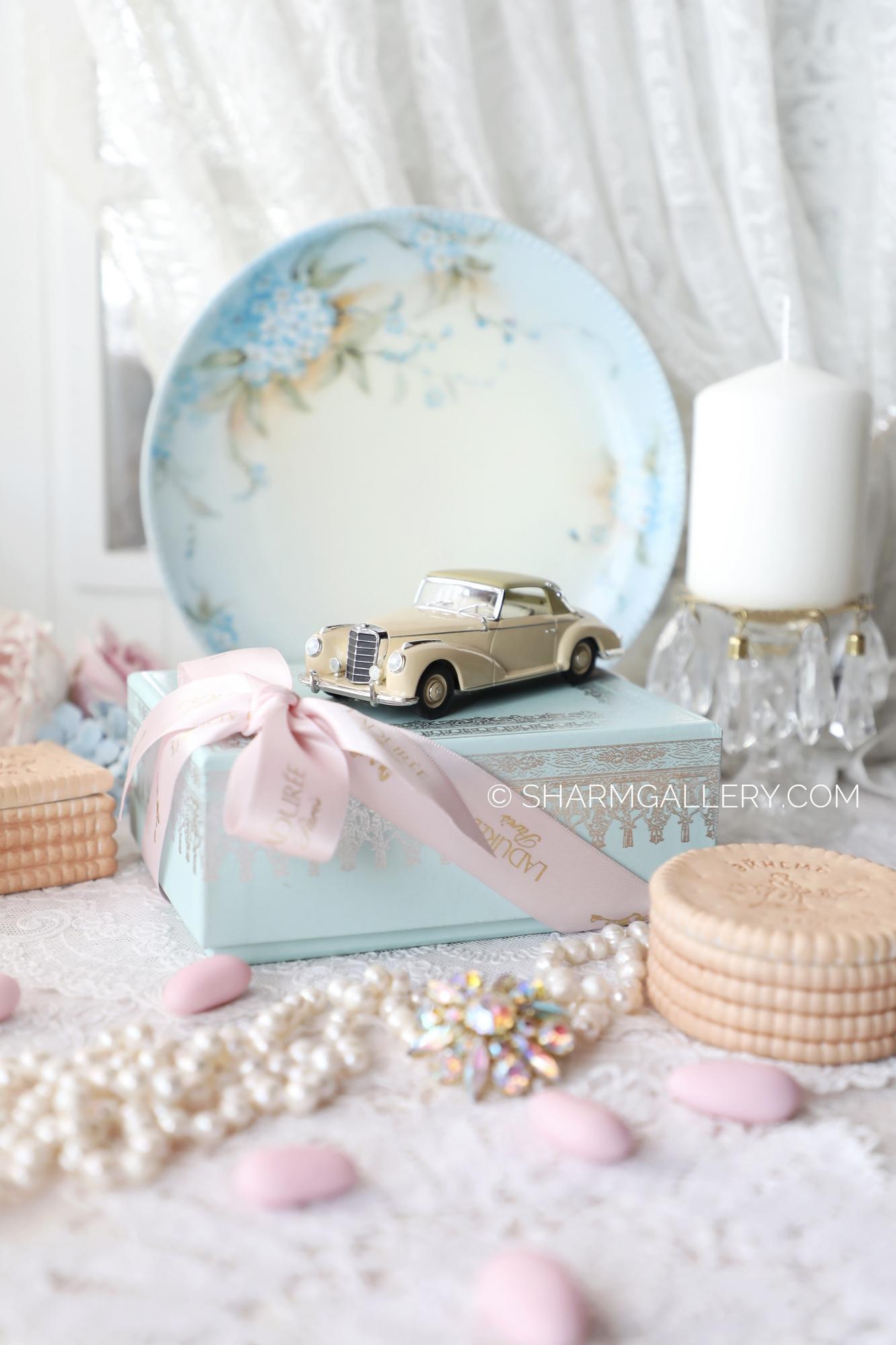 Ретро машинка коллекционная масштабная модель автомобиля MERCEDES-BENZ 300S (1951-55гг) Minichamps