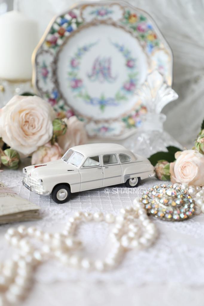 Ретро машинка коллекционная масштабная модель автомобиля ГАЗ-12 ЗИМ (1950г) НАШ АВТОПРОМ‘