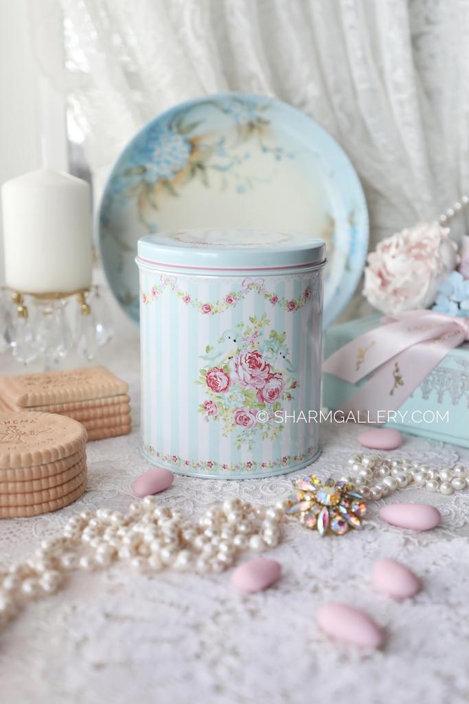 Банка для сыпучих мятная, металл. Дания "GreenGate" старая коллекция!