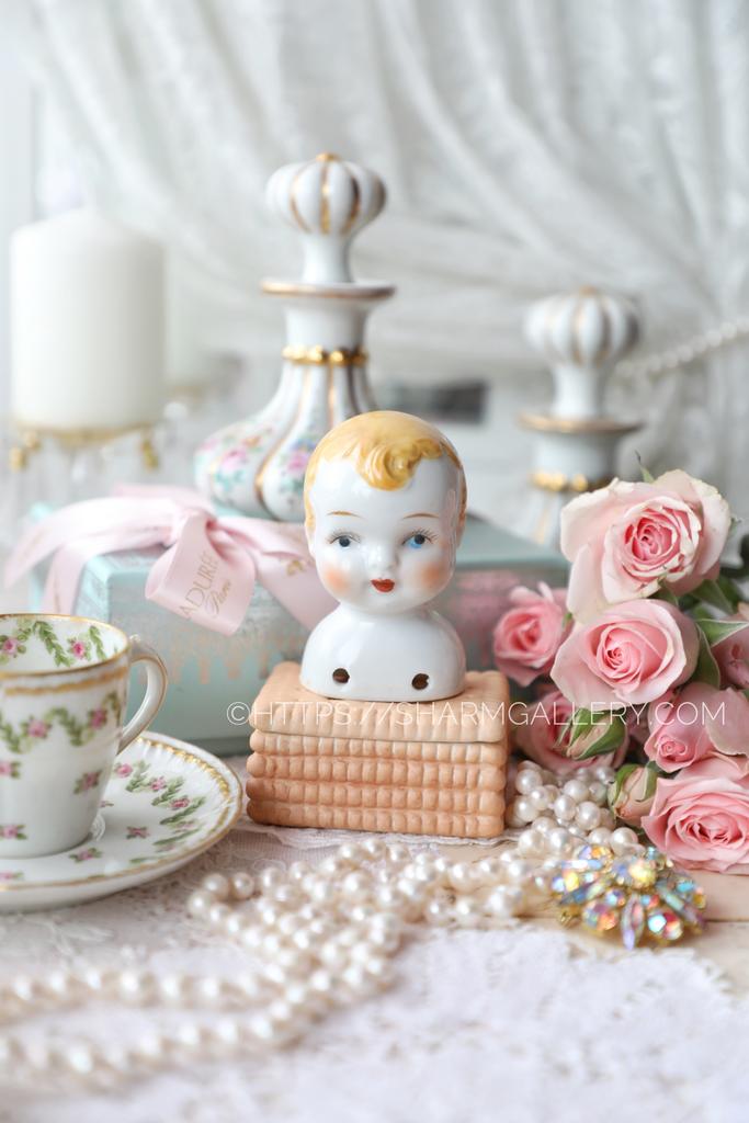 Антикварная головка для China Doll/Чайна Долл мальчик, ребенок фарфор, Германия.