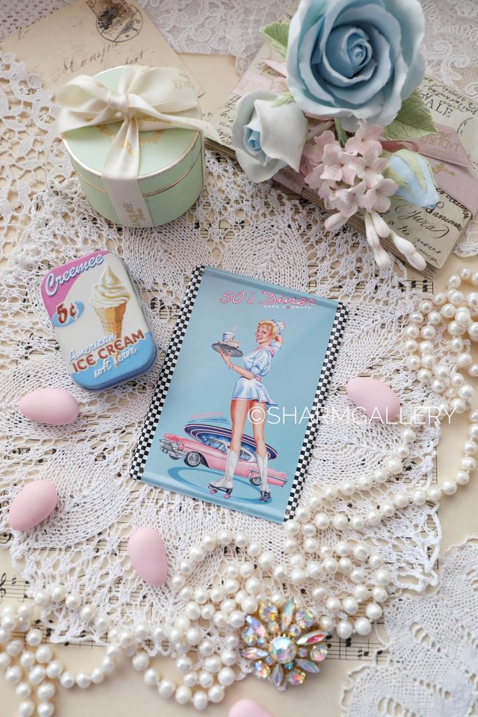 Набор табличка- магнит и таблетница в ретро стиле «Nostalgic-Art» металл, Германия