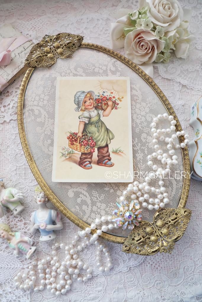 Старинная открытка №220 серия Дети, чистая. Германия