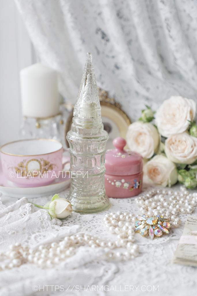 Флакон от одеколона "Кремль" стекло, Новая Заря, СССР.