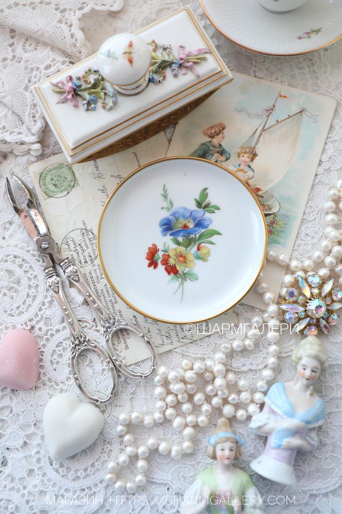 Подставка розетка «Полевой Букет» фарфор Kaiser Кайзер Германия.