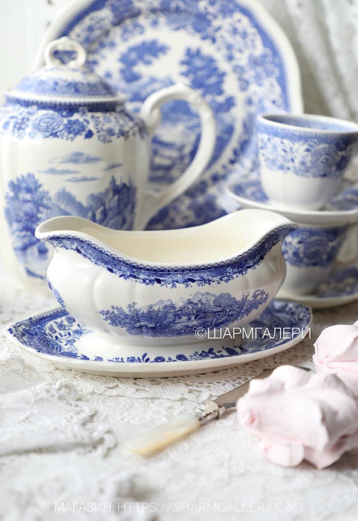 Соусник Burgenland Blau Бургенланд Villeroy&Boch Виллерой и Бох, Германия.