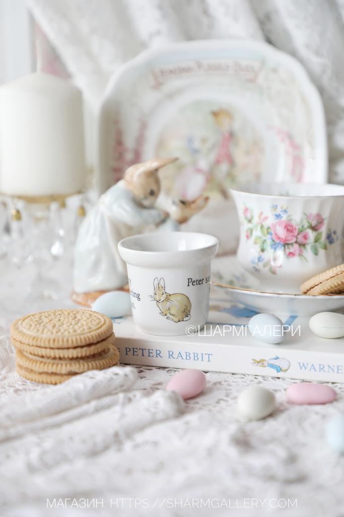 Подставка для яйца пашотница Peter Rabbit/ Кролик Питер фарфор Wedgwood Веджвуд Англия.