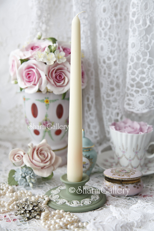 Подсвечник, фарфор WEDGWOOD, винтаж.