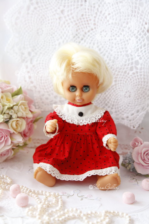 Кукла винтаж ГДР №7.