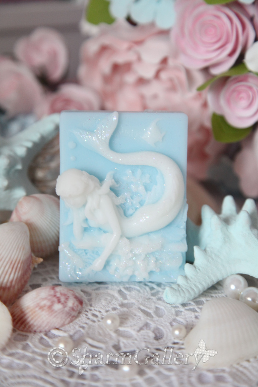 "Русалочка". Мыло ручной работы.