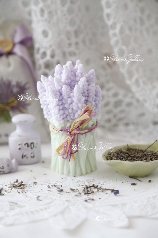 "Букет Лаванды". Мыло ручной работы.