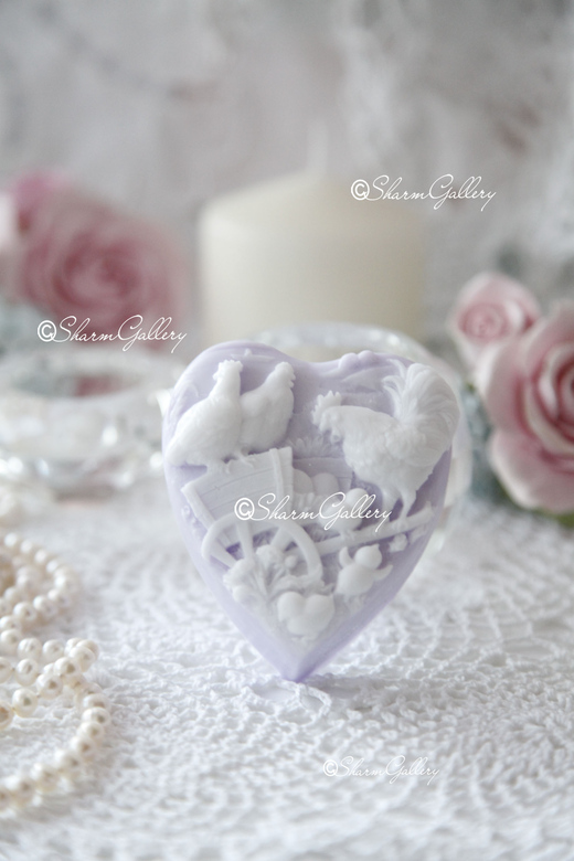 "Любимая деревня", мыло ручной работы с корицей.