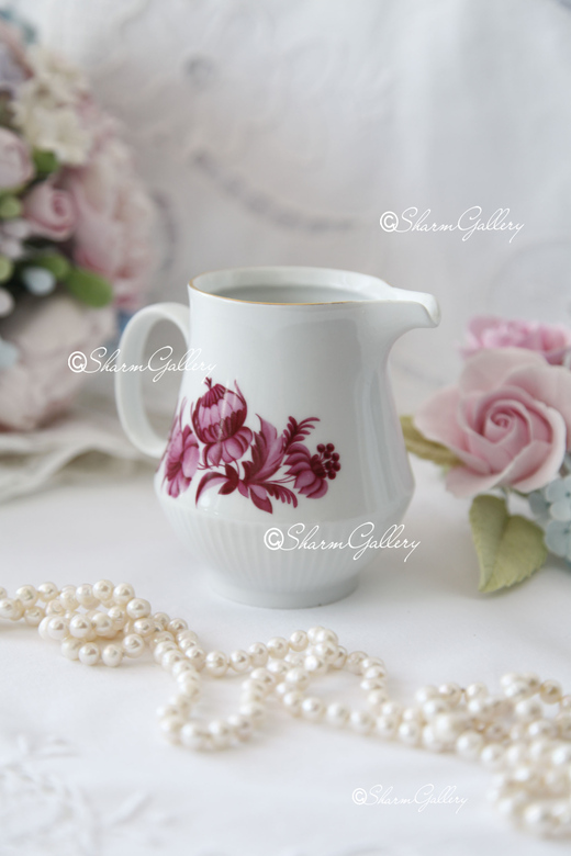 Сливочник, фарфор ГДР.