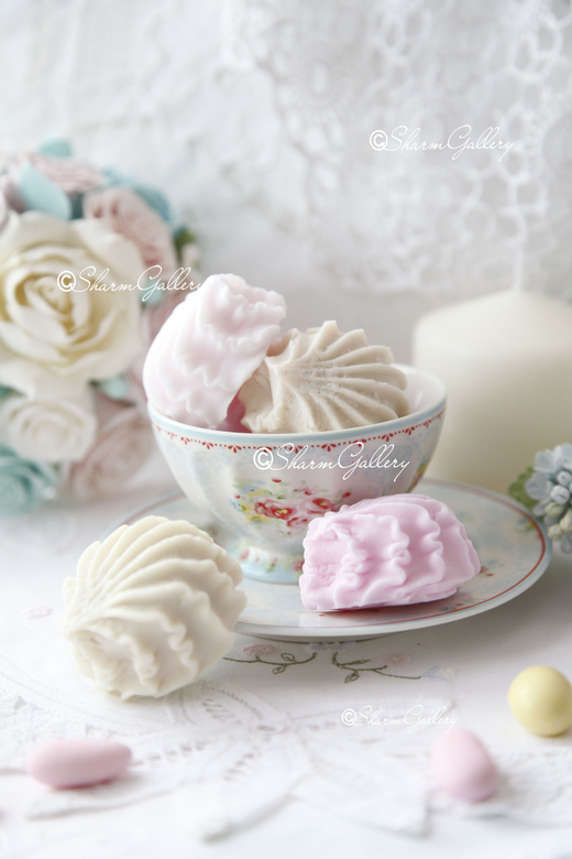 Набор "Воздушный зефир". Мыло ручной работы.