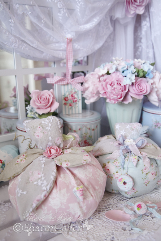 Тыковки "Sweets shabby pumpkins". Набор.