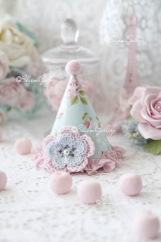 Колпачок цветочный "Pink", картон.