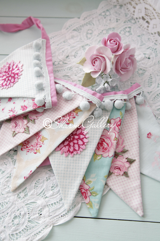 Растяжка флажки - Гирлянда из флажков.