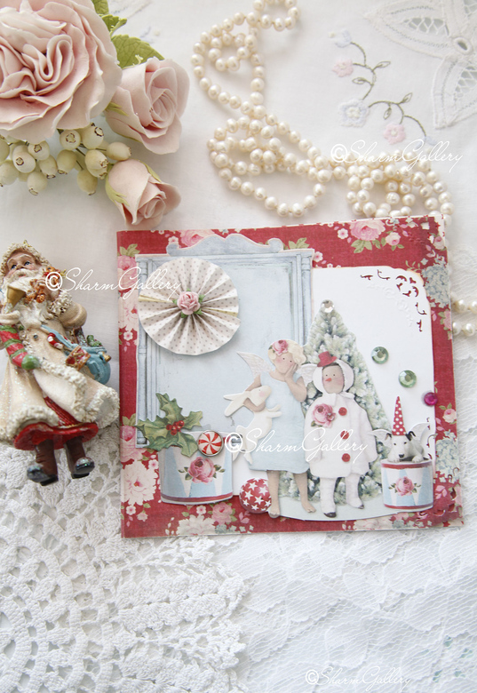 Открытка ручной работы №2. Новогодняя коллекция.