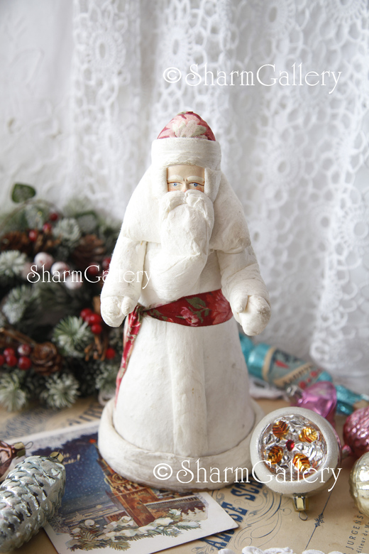 Дед Мороз из ваты №22. СССР.