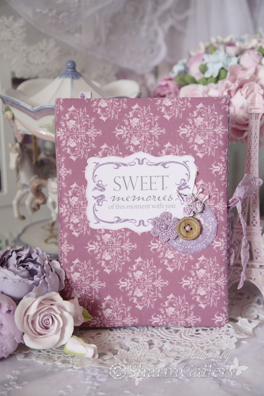 Блокнот ручной работы - "№9 Lilac".