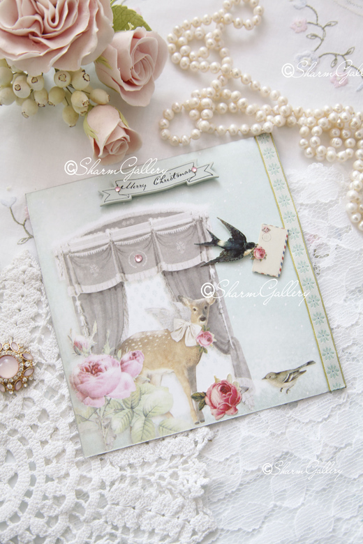 Открытка ручной работы №3. Новогодняя коллекция.