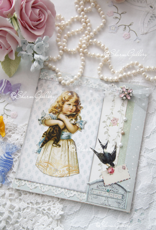 Открытка ручной работы №5. Универсальная.