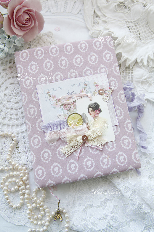 Блокнот ручной работы, №15 "Дамский".