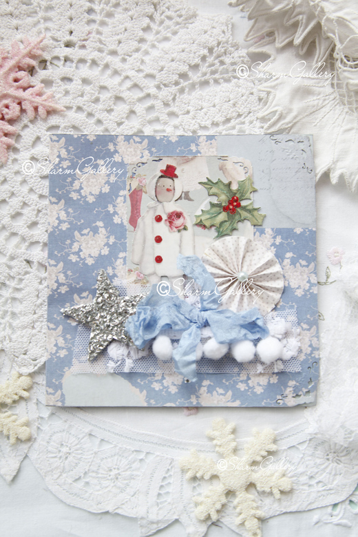 Открытка ручной работы №9. Новогодняя коллекция.