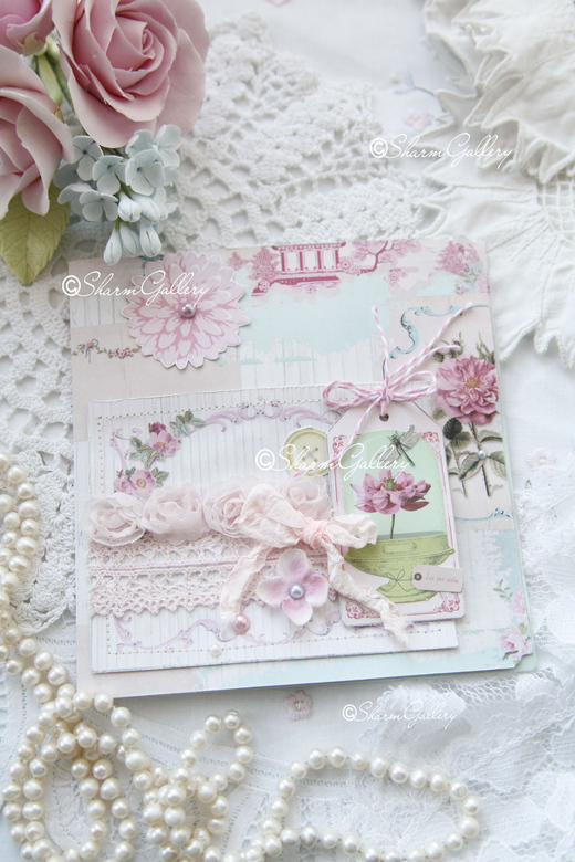 Открытка ручной работы №6. Универсальная.