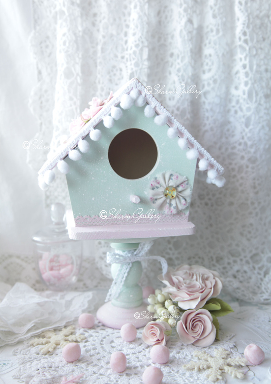 Домик - Скворечник новогодний.