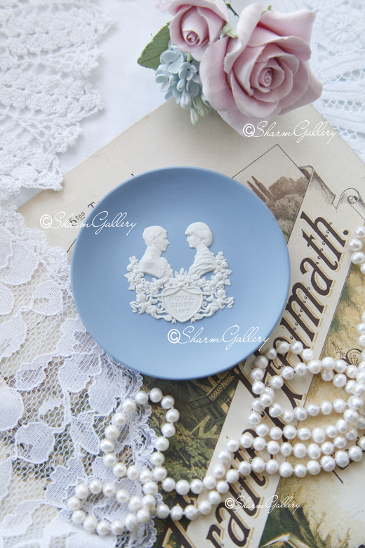 Тарелочка Королевская свадьба Чарльза и Дианы. Фарфор Wedgwood.