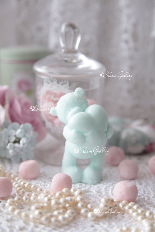 Мишка "Me To You" с сердечком. Мыло, ручной работы.