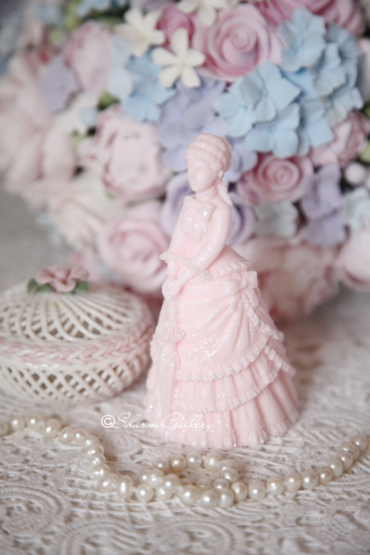 "Дама". Мыло ручной работы, 3D.