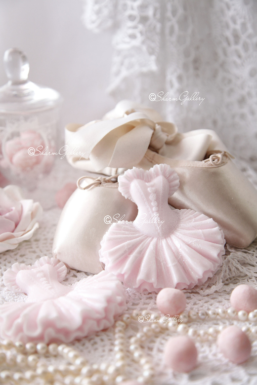 Балетная пачка. Мыло, ручной работы.