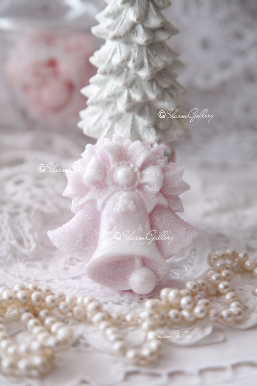 Новогодние колокольчики. Мыло ручной работы.